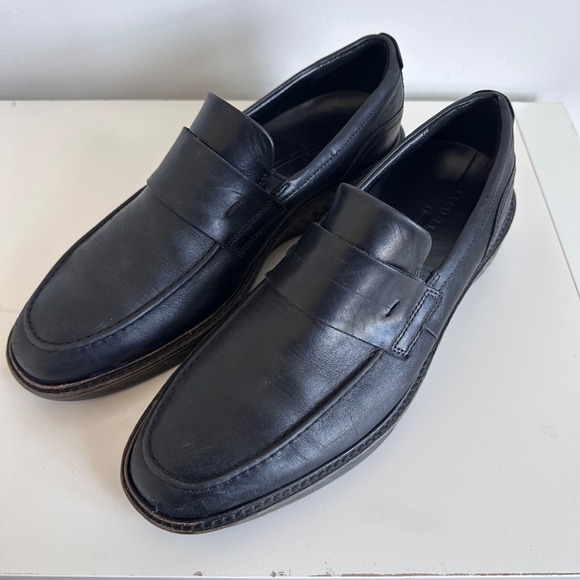 Ecco St1 Shoe Mens 46 12 12.5  Hybrid Black Leather Penny Loafer Comfort Slip On main image 6